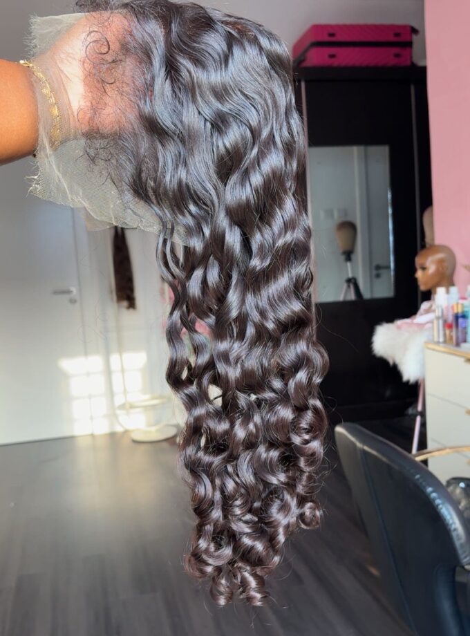 The Birkin Natural black Custom Made Frontal