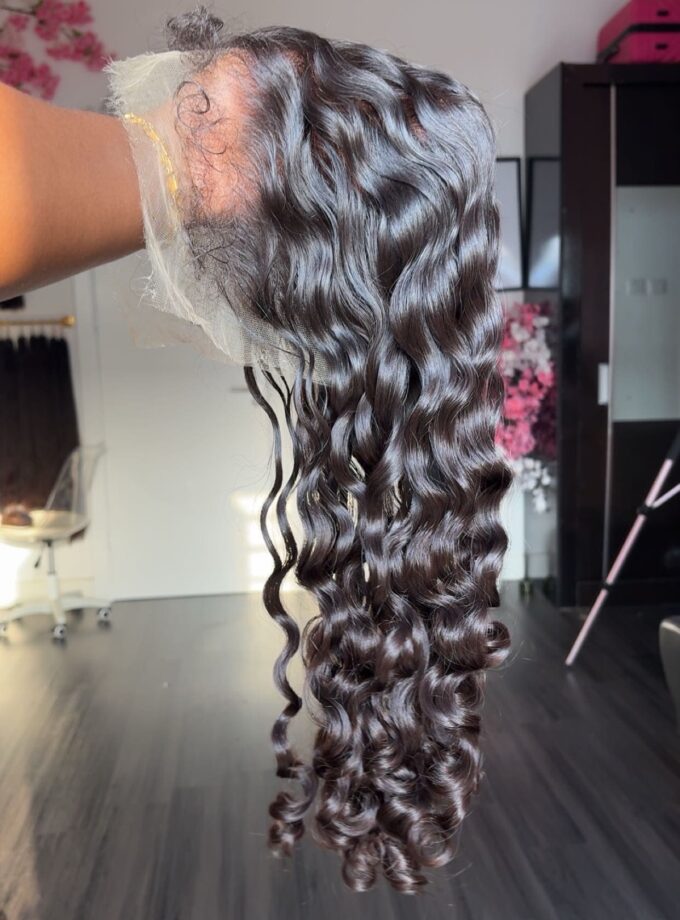 The Birkin Natural black Custom Made Frontal